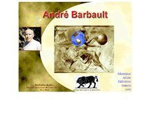 Tablet Screenshot of andrebarbault.com
